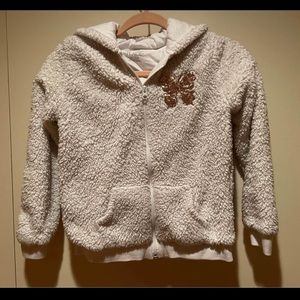 Girls white hoodie